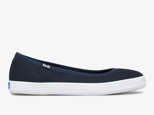 Keds Bryn Canvas Slip On Sneakers Dames Donkerblauw | BE-01169