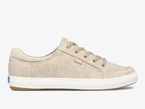 Keds Center II Chambray Veterschoenen Dames Beige | BE-47883