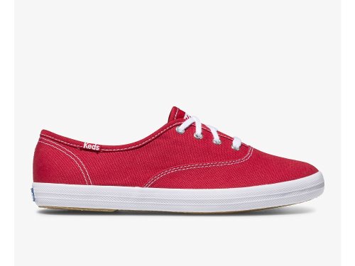 Keds Champion Originele Veterschoenen Dames Rood | BE-34738