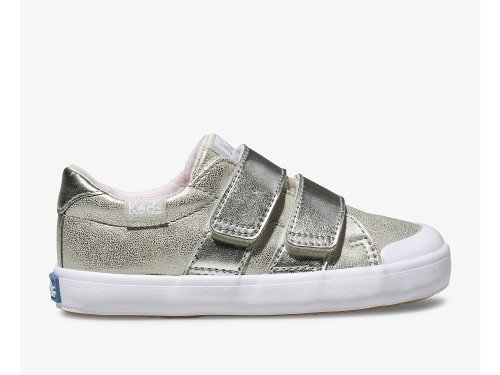 Keds Courtney HL Slip On Sneakers Meisjes Zilver | BE-31690