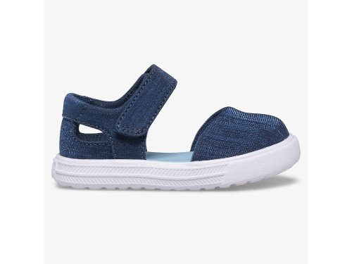 Keds Finlee Flex Sandal Sandalen Meisjes Donkerblauw | BE-14679