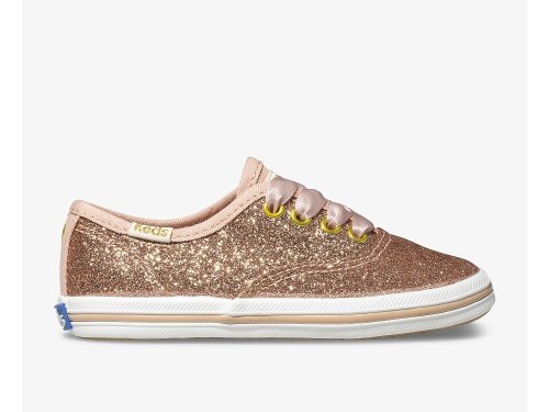 Keds Kate Spade New York Champion Glitter Sneaker Sneakers Meisjes Roze Goud | BE-18320