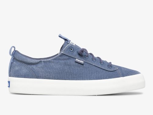 Keds Kickback Canvas Washable Slip On Sneakers Dames Donkerblauw | BE-15151