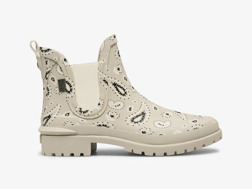 Keds Rowan Rain Boot Bandana Regenlaarzen Dames Beige | BE-94312