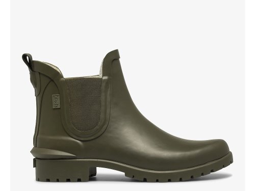 Keds Rowan Rain Boot Regenlaarzen Dames Olijfgroen | BE-29962