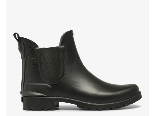 Keds Rowan Rain Boot Regenlaarzen Dames Zwart Zwart | BE-81395
