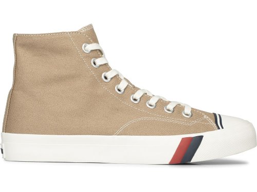 Keds Royal Hi Canvas Sneakers Heren Bruin | BE-73020