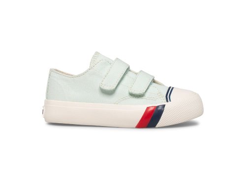 Keds Royal Lo HL Slip On Sneakers Jongens Lichtgroen | BE-59954