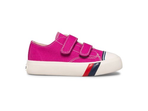 Keds Royal Lo HL Slip On Sneakers Jongens Fuschia | BE-97154