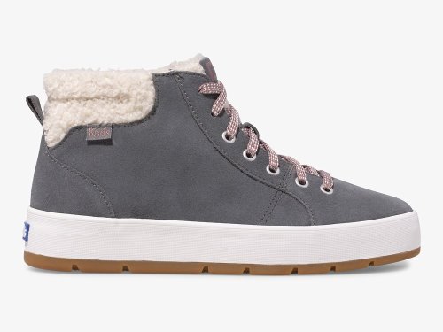 Keds Tahoe Boot Suede Veterschoenen Dames Grijs | BE-85572
