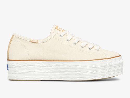 Keds Triple Up Canvas Platform Schoenen Dames Room | BE-28505