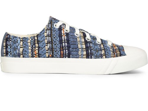 Keds Woven Royal Lo Sneakers Heren Blauw | BE-64630